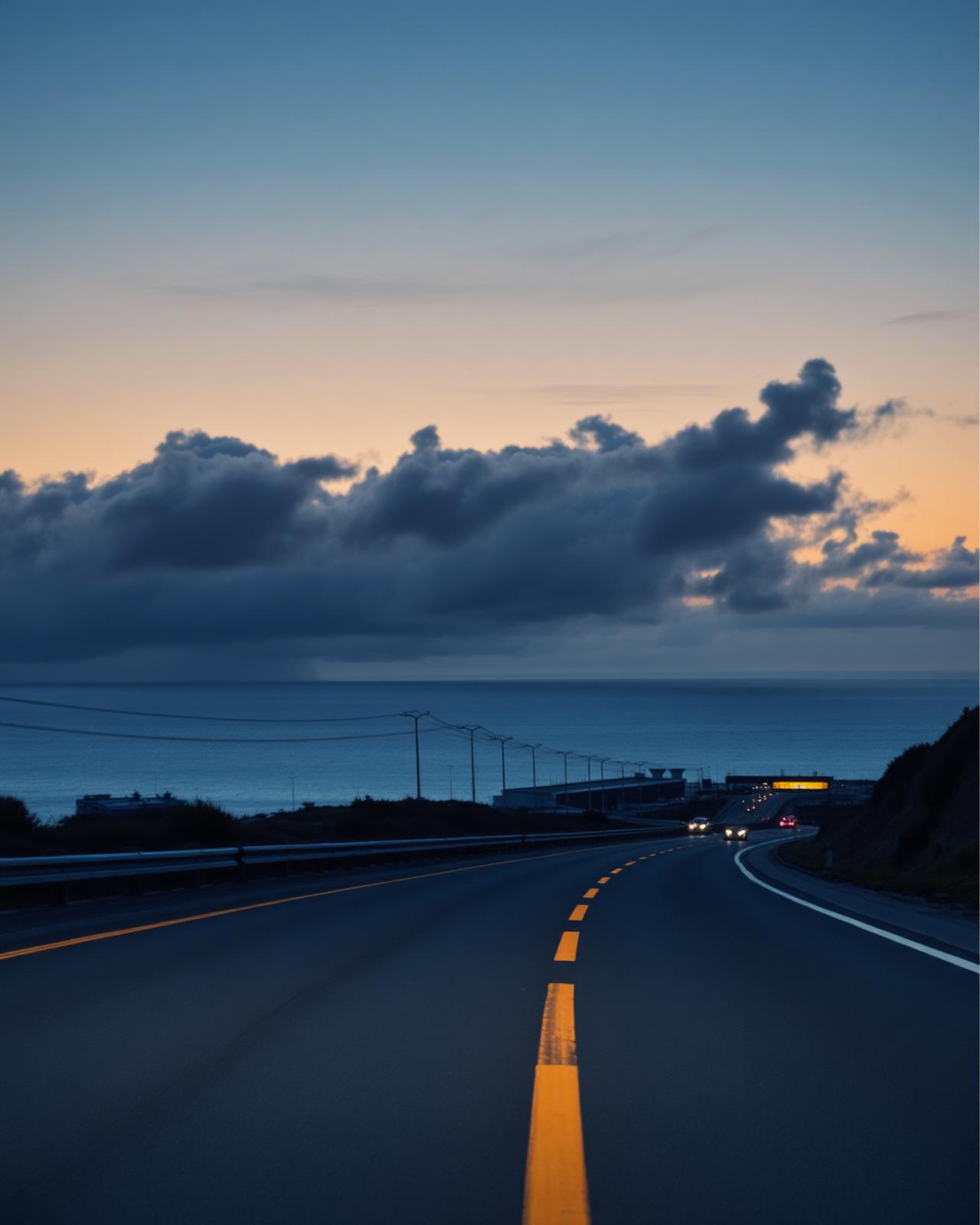 2024 — Coast road, storm ahead